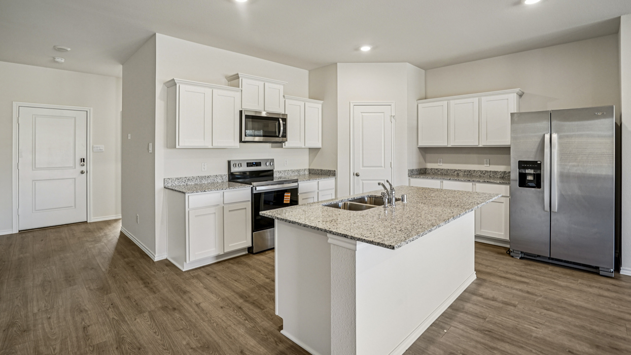 Ozark Floorplan Elevation A Kitchen Gallery Image - Bel Air Village in Sherman, TX