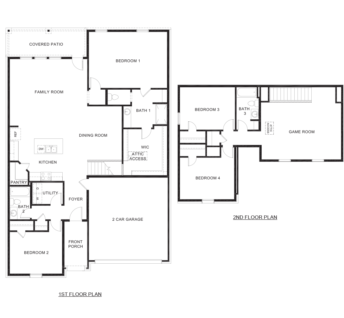Ozark Floorplan Bel Air Village in Sherman, Tx