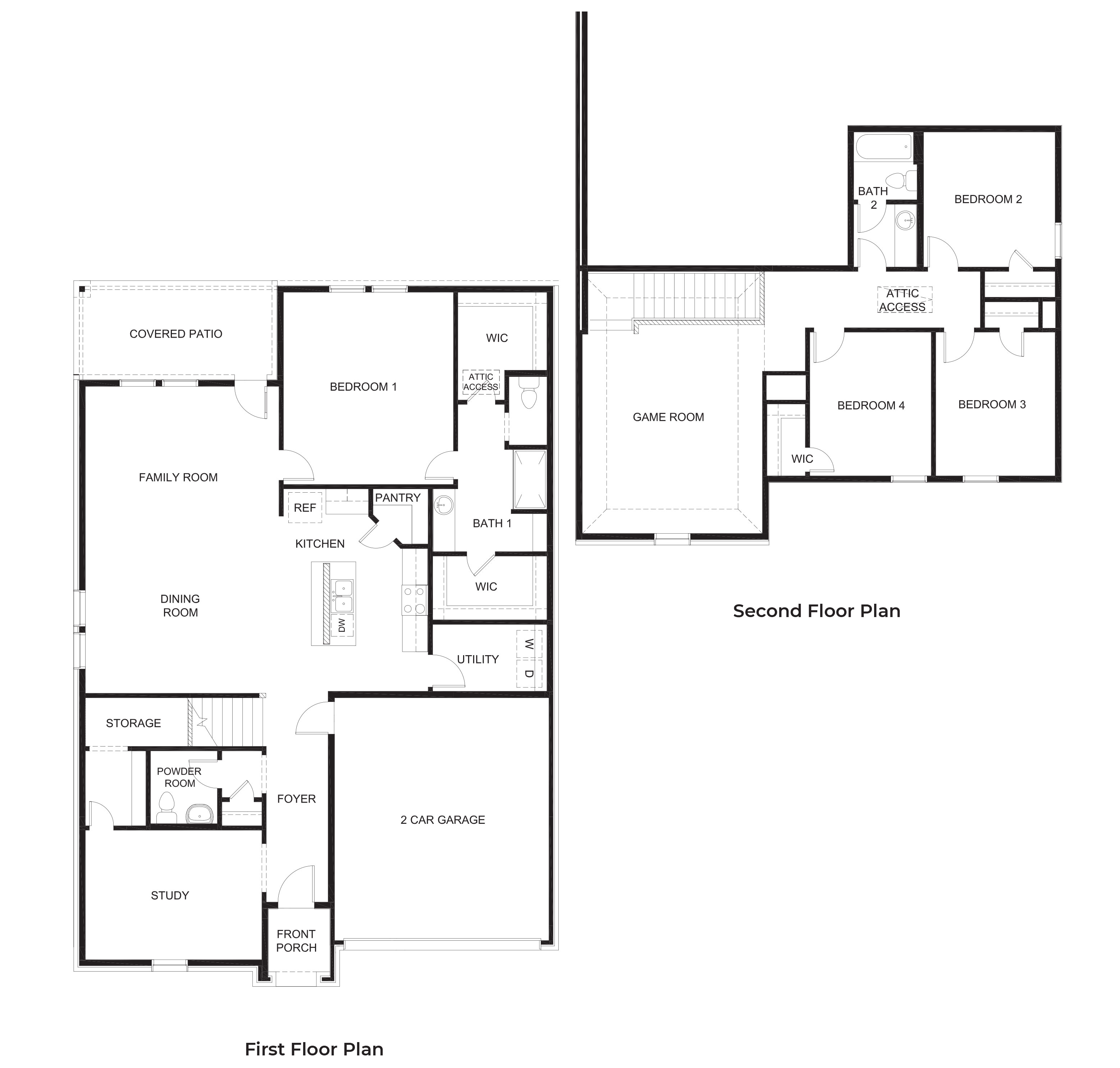 Perry Floorplan Bel Air Vilalge in Sherman, Tx