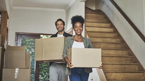 Couple moving into new home-Asher Oaks in Bonham, TX