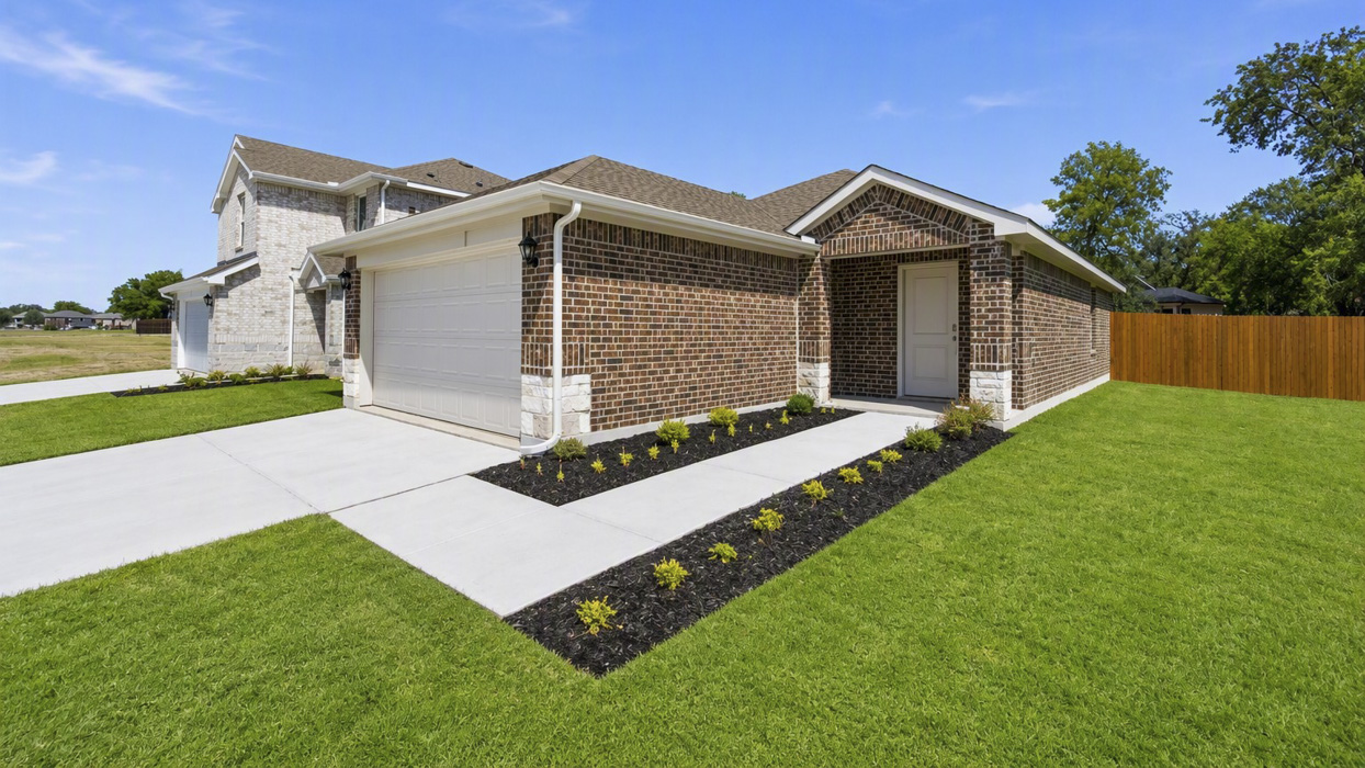 Atlanta Floorplan Elevation F Exterior Rendering - Asher Oaks in Bonham, TX