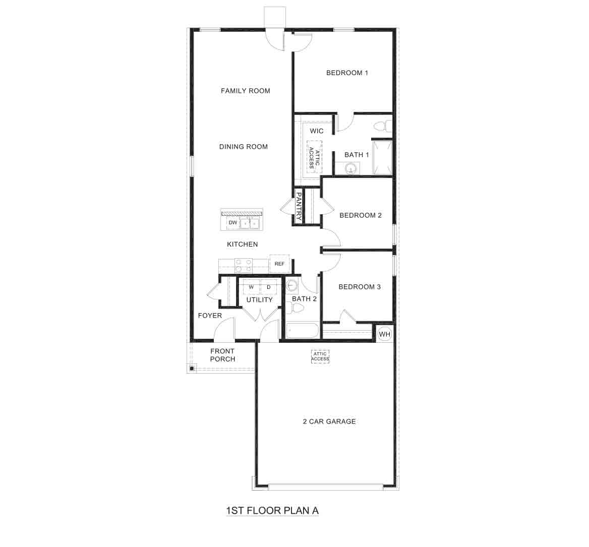 Barton Floorplan Asher Oaks in Bonham, Tx