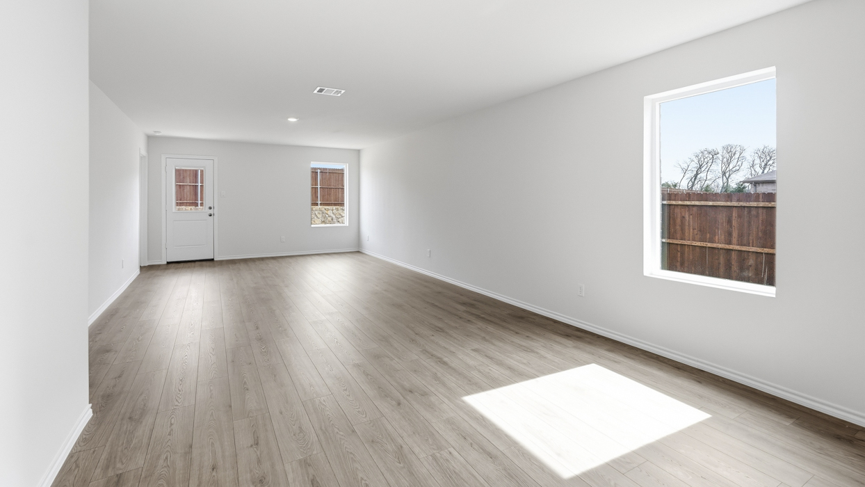 Caprock Floorplan Elevation E Living Gallery Image - Asher Oaks in Bonham, TX