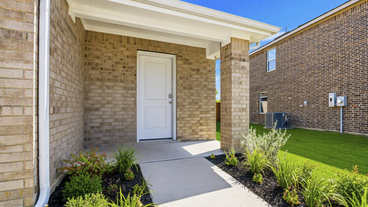 Caprock Floorplan Elevation E Exterior Rendering - Asher Oaks in Bonham, TX