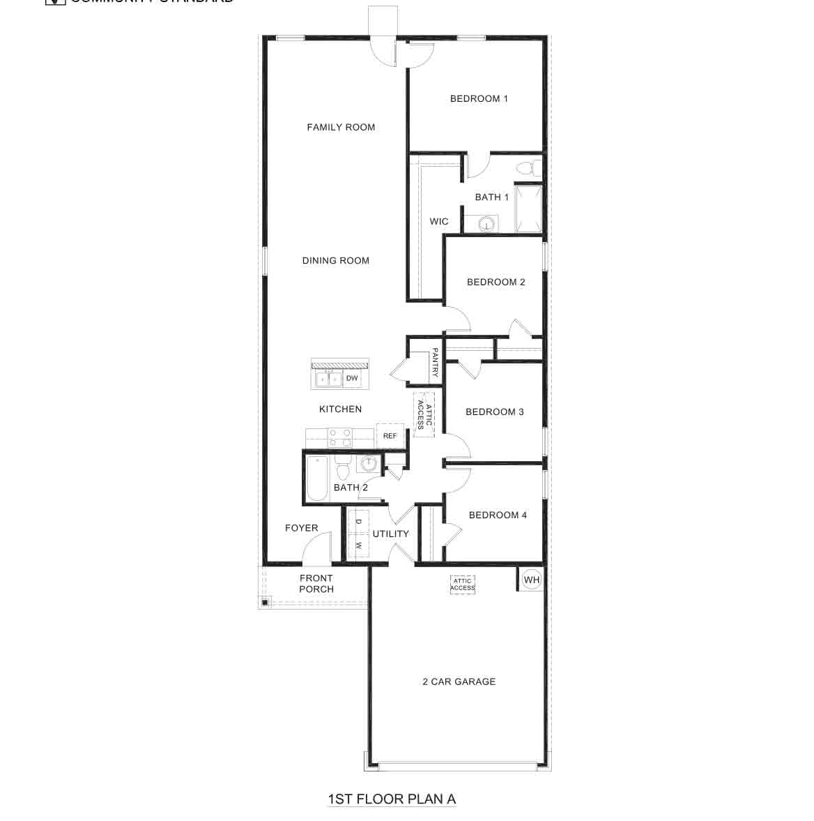 Estero Floorplan- Asher Oaks in Bonham, TX