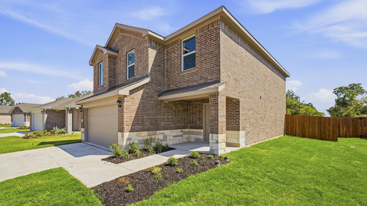 Franklin Floorplan Elevation F Exterior Rendering - Asher Oaks in Bonham, TX