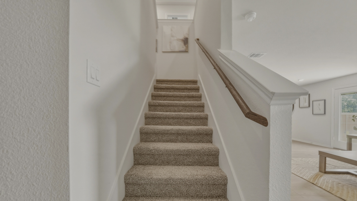 Franklin Floorplan Stairs Gallery Image-Asher Oaks in Bonham, TX