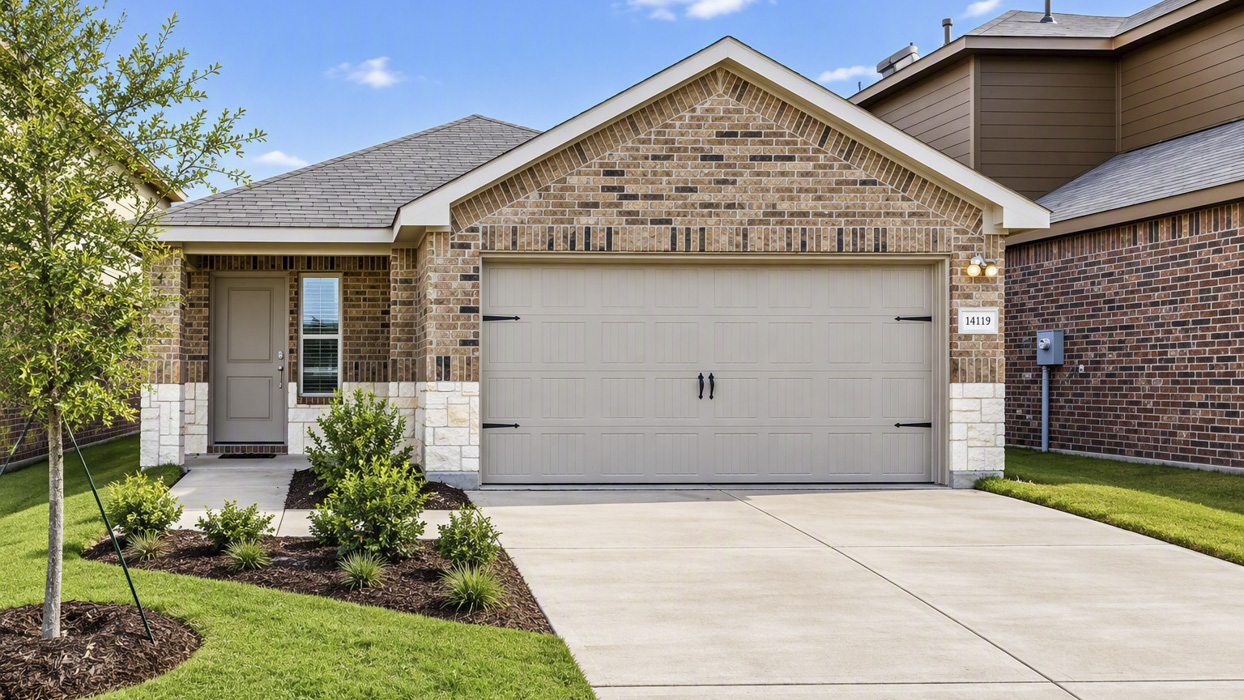 X30B Brooke Floorplan Elevation B Exterior Gallery Image-Hanolley Hills in Sherman, TX