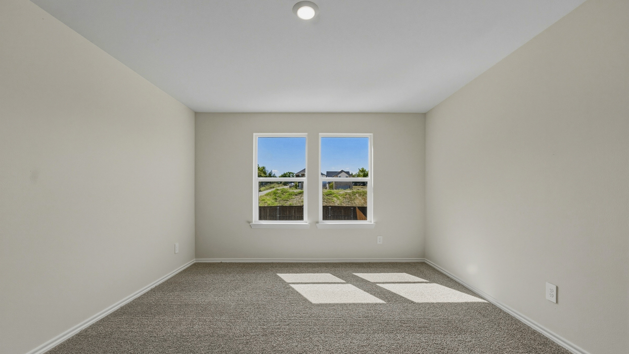 Benson Floorplan Bedroom Gallery Image - Hanolley Hills in Sherman, TX
