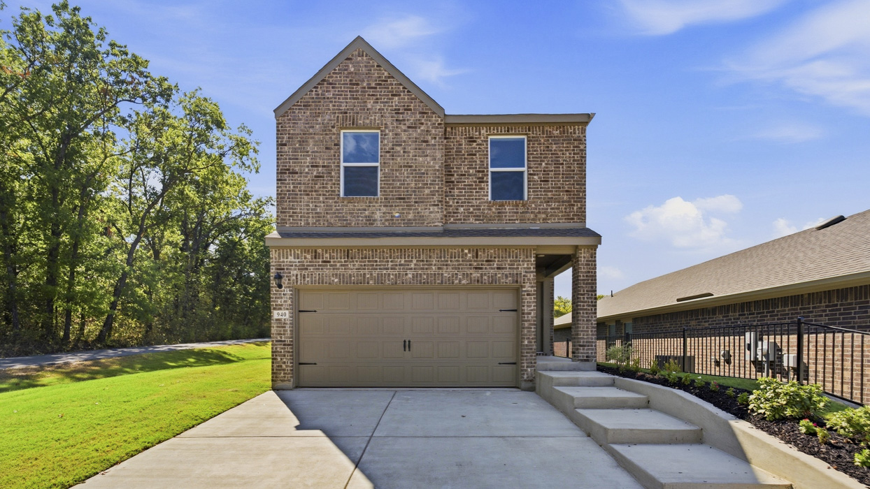 Benson Floorplan Elevation B-Hanolley Hills in Sherman, Tx