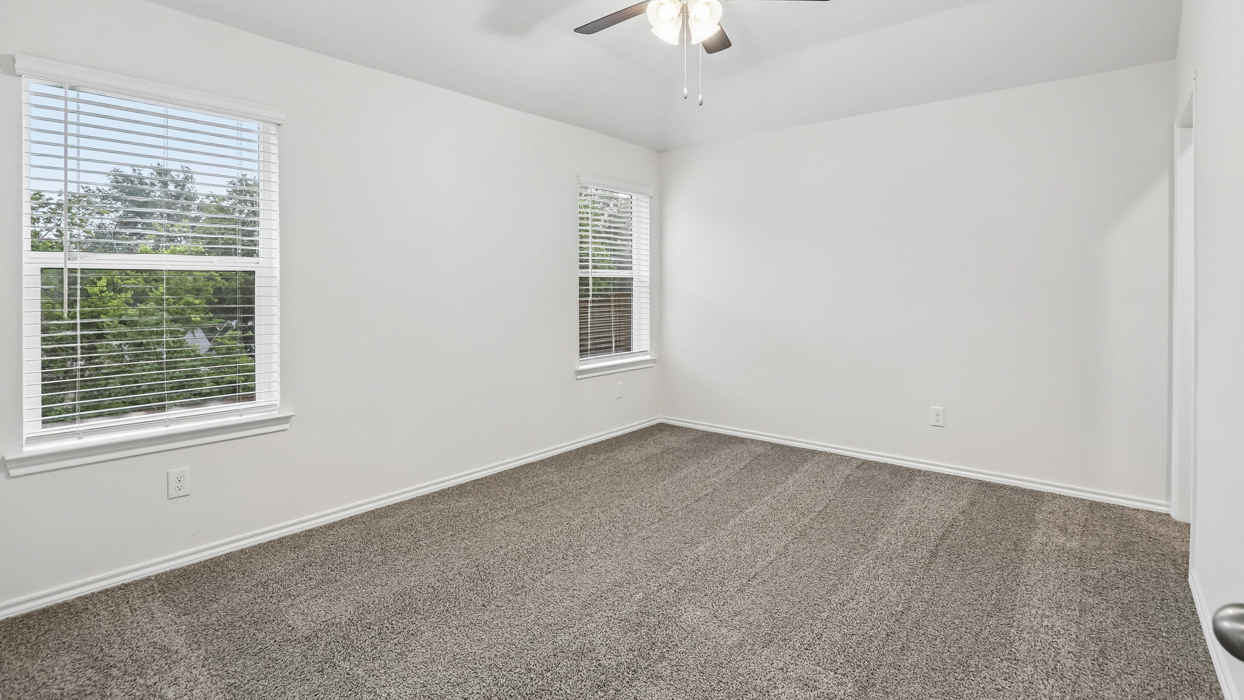 Amber Floorplan Elevation A Bedroom Gallery Image - Hanolley Hills in Sherman, TX