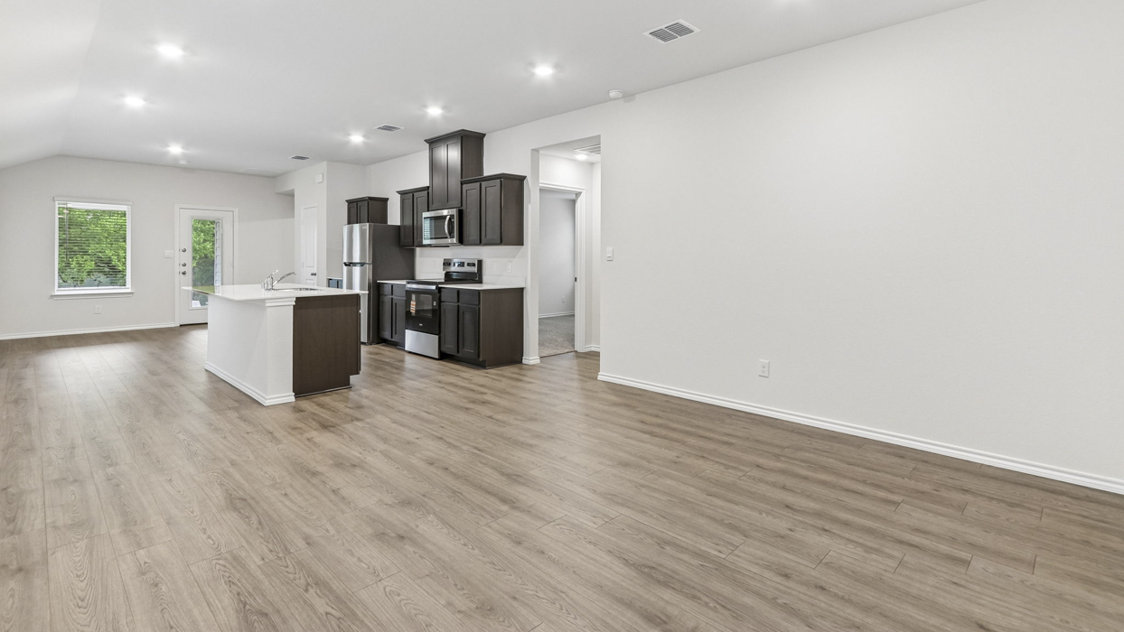 Brooke Floorplan Elevation A Kitchen Gallery Image - Hanolley Hills in Sherman, TX
