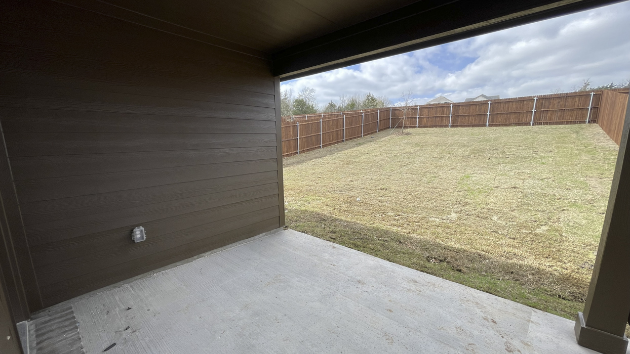 Brooke Floorplan Elevation A Backyard Gallery Image - Hanolley Hills in Sherman, TX