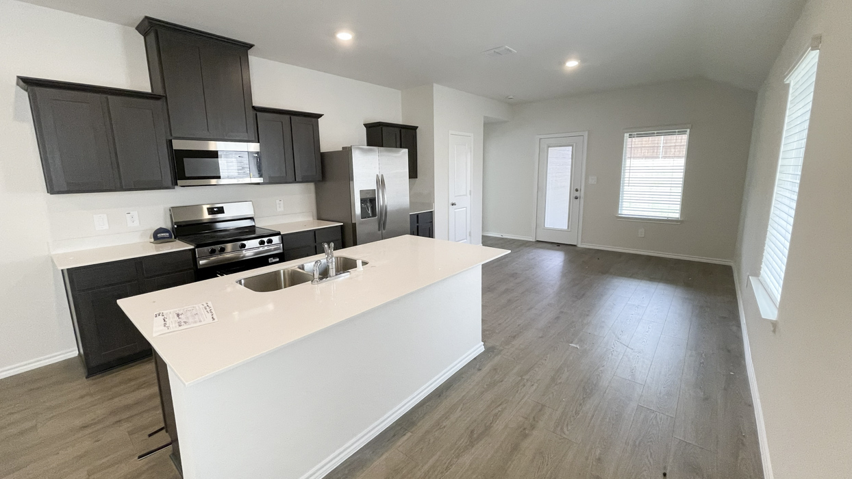 Brooke Floorplan Elevation A Kitchen Gallery Image - Hanolley Hills in Sherman, TX