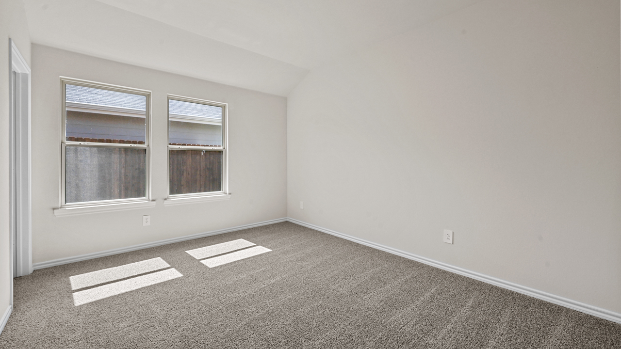 X30B Brooke Floorplan Elevation A Bedroom Gallery Image - Hanolley Hills in Sherman, TX