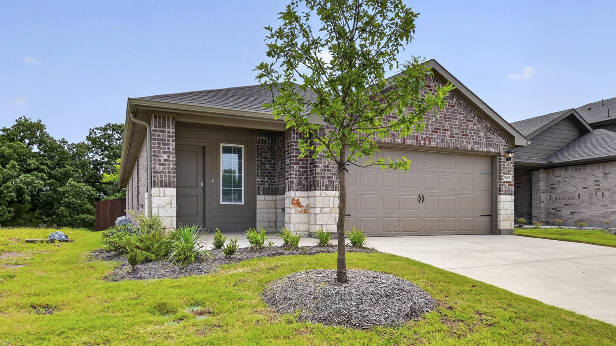 Caroline Floorplan Elevation B Exterior Rendering - Hanolley Hills in Sherman, TX