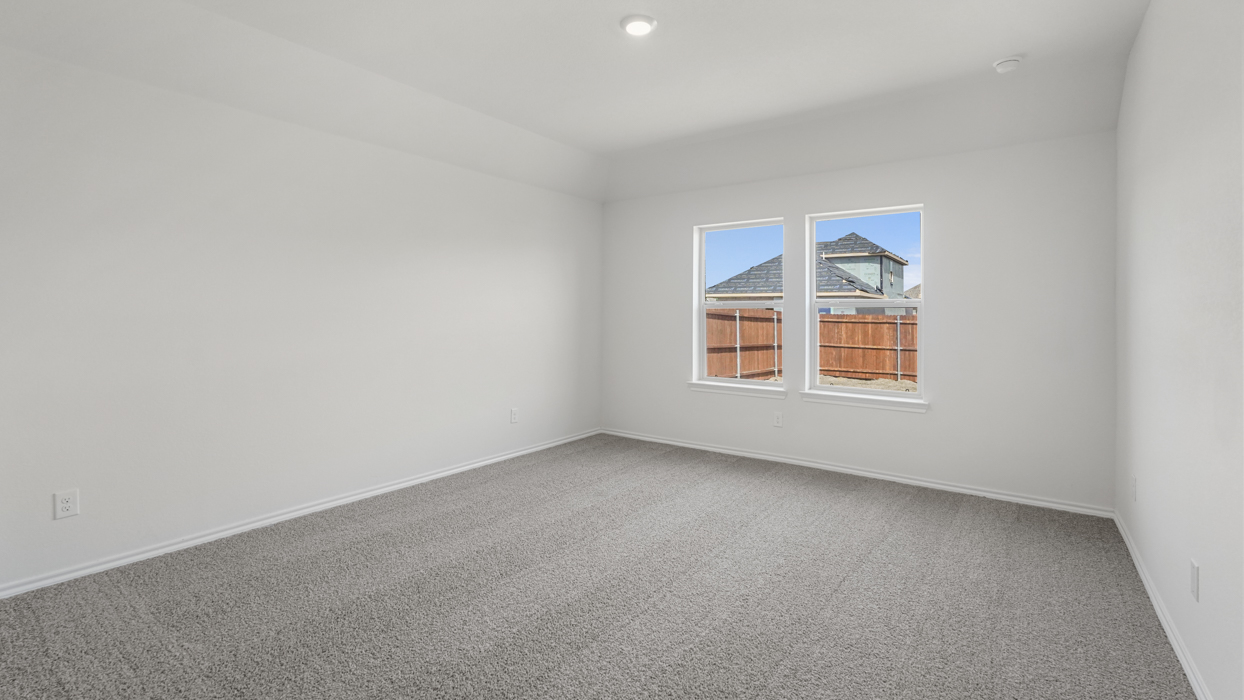 Caroline Floorplan Elevation B Bedroom Gallery Image - Hanolley Hills in Sherman, TX