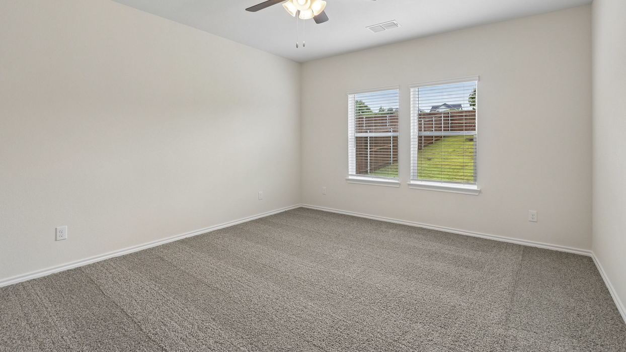 Florence Floorplan Bedroom Gallery Image - Hanolley Hills in Sherman, TX