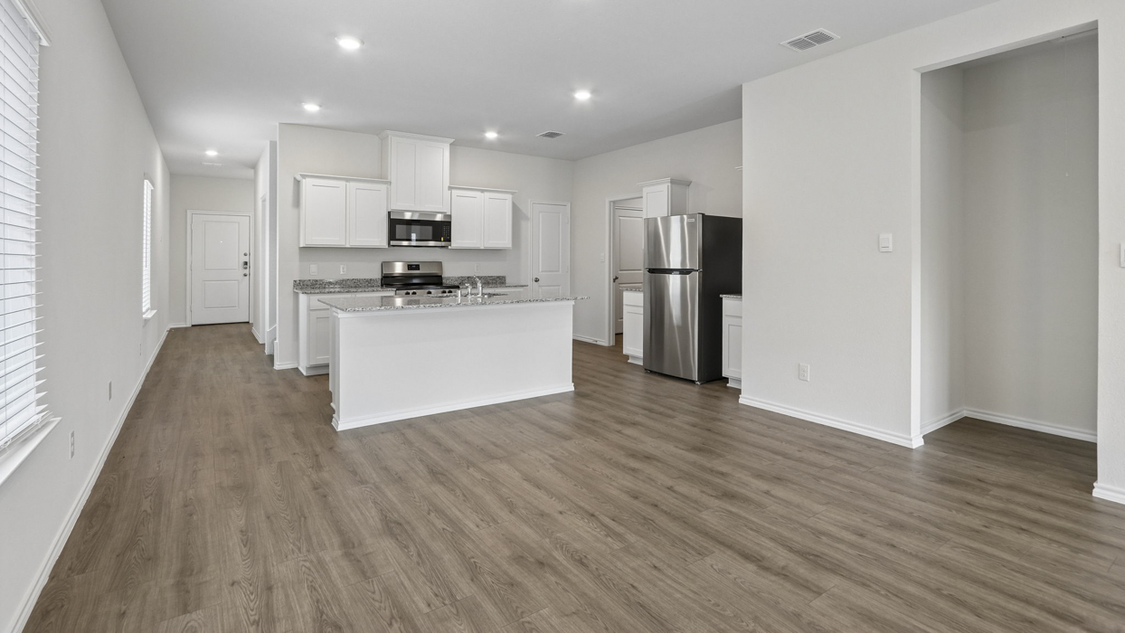 Florence Floorplan Elevation B Kitchen Gallery Image - Hanolley Hills in Sherman, TX
