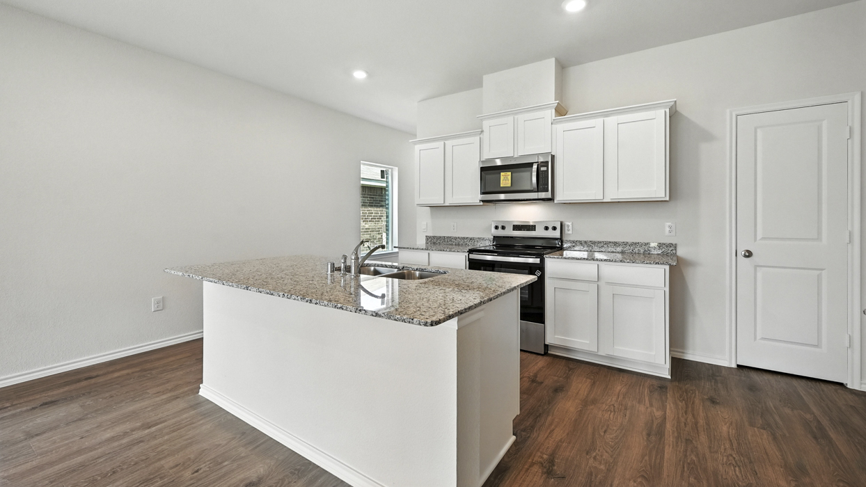 Florence Floorplan Elevation B Kitchen Gallery Image - Hanolley Hills in Sherman, TX