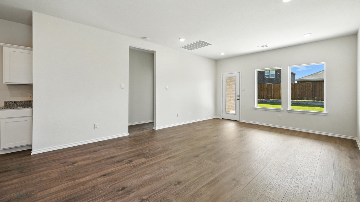 Florence Floorplan Elevation B Living Gallery Image - Hanolley Hills in Sherman, TX