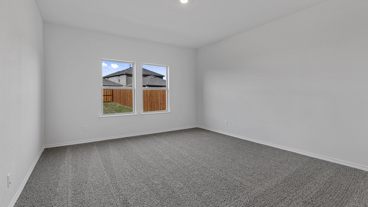 X30F Florence Floorplan Elevation B Bedroom Gallery Image-Hanolley Hills in Sherman, Tx