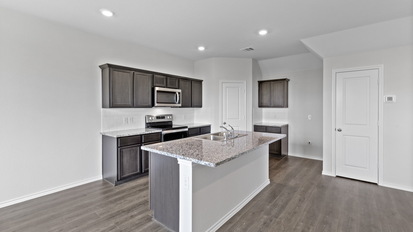 X30G Grace Floorplan Elevation B Kitchen Gallery Image-Hanolley Hills in Sherman, TX