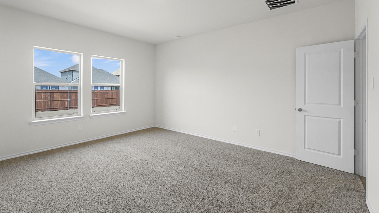 Hanna Floorplan Elevation B Bedroom Gallery Image - Hanolley Hills in Sherman, TX