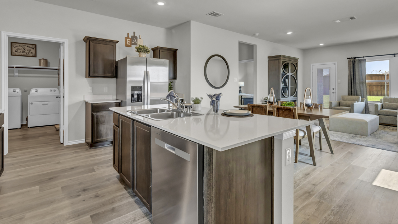 X30H Hanna Floorplan Elevation A Kitchen Gallery Image-Hanolley Hills in Sherman, TX