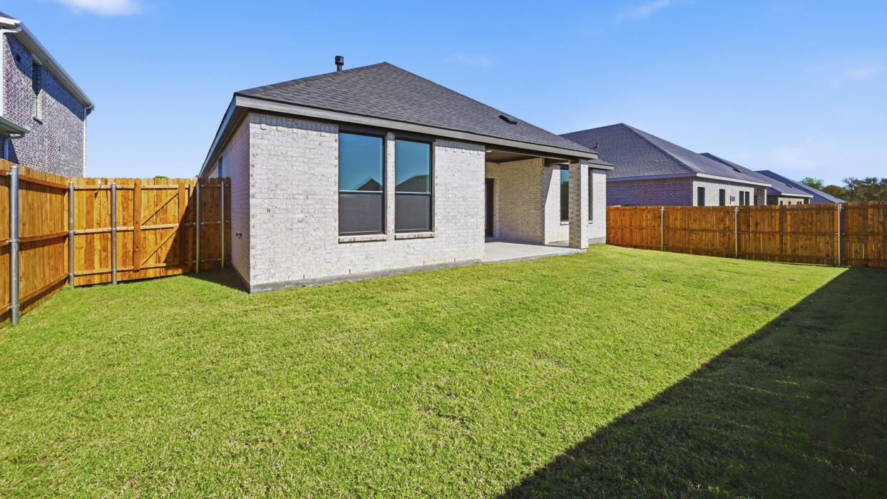 Brookview Floorplan Elevation Y Backyard Gallery Image - Morning Ridge in Princeton, TX