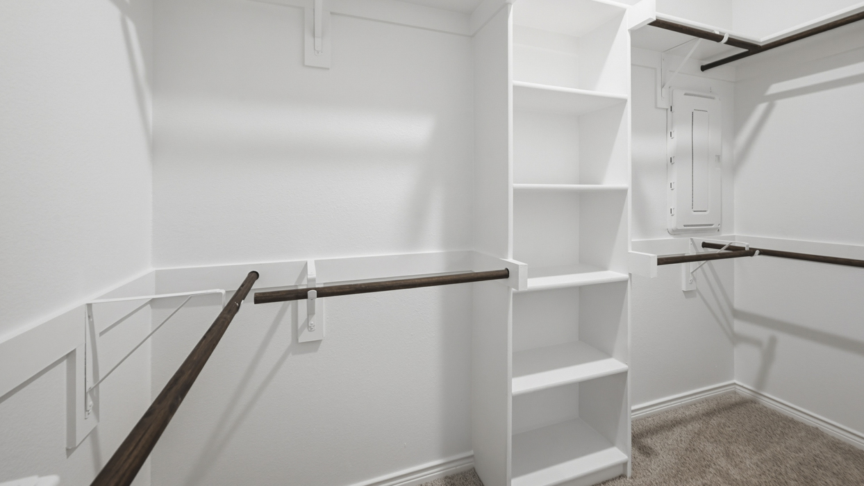 1829 Brookview Floorplan Elevation Y Closet Gallery Image - Morning Ridge in Princeton, TX