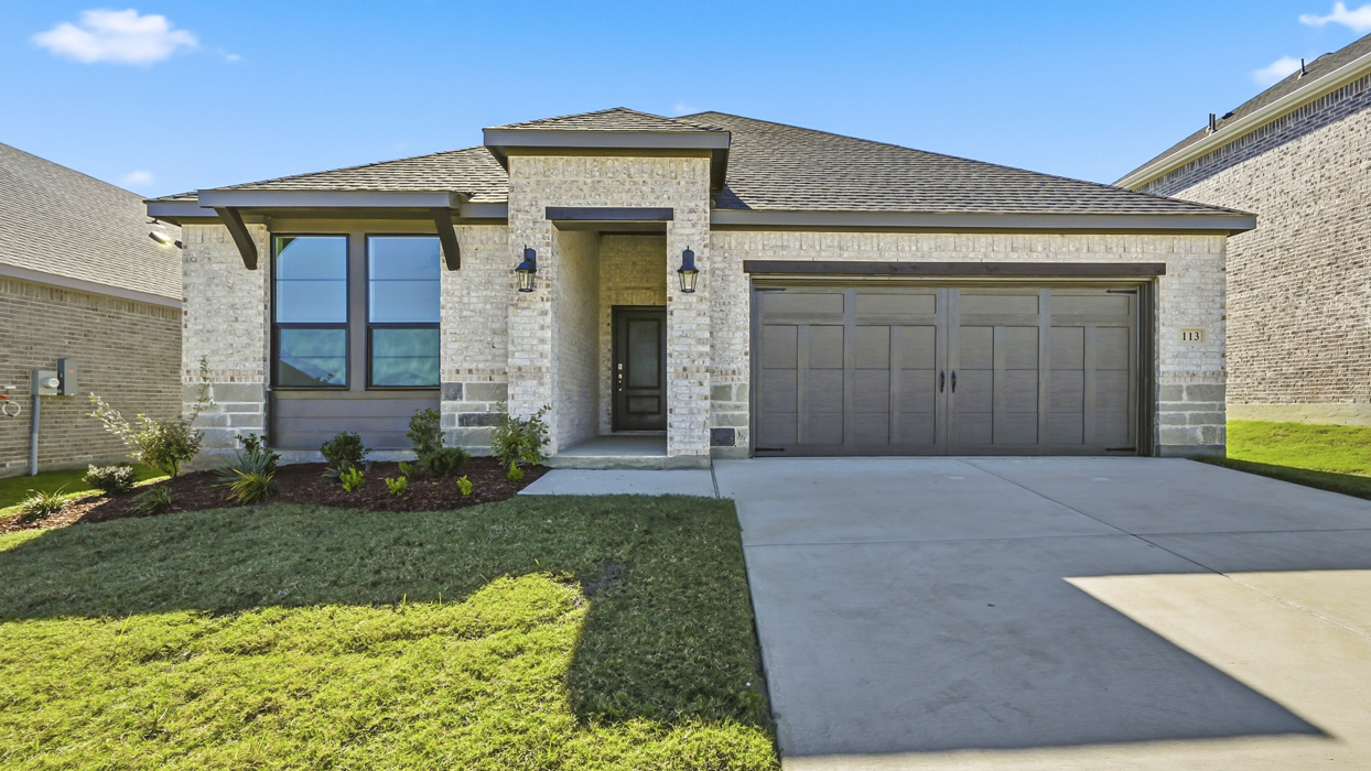 1829 Brookview Floorplan Elevation Y Exterior Gallery Image - Morning Ridge in Princeton, TX