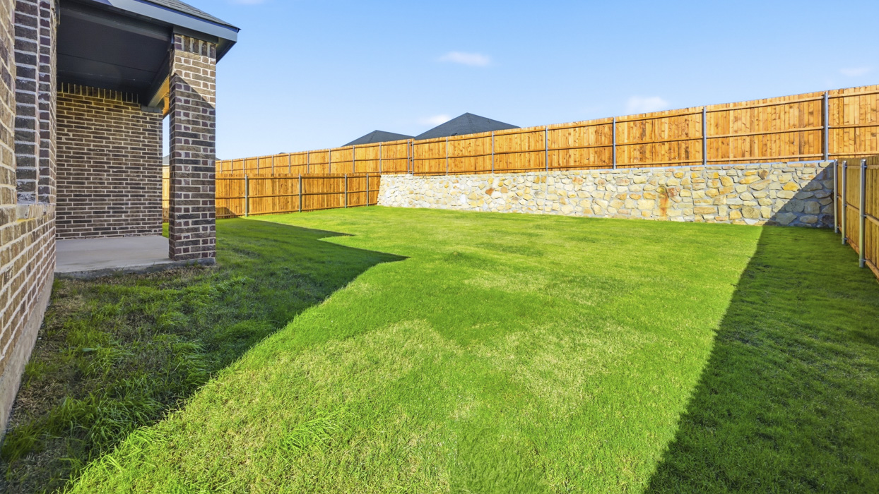 Brookview Floorplan Backyard Gallery Image - Morning Ridge in Princeton, TX