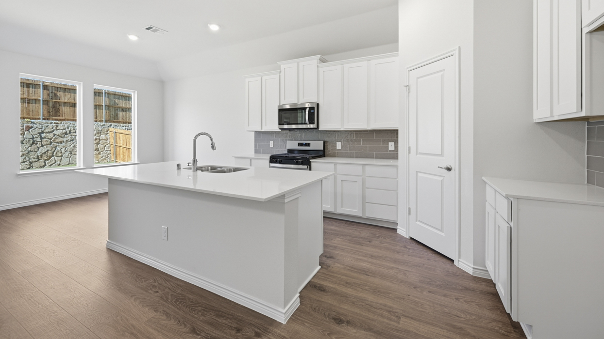 Brookview Floorplan Elevation W Kitchen Gallery Image - Morning Ridge in Princeton, TX