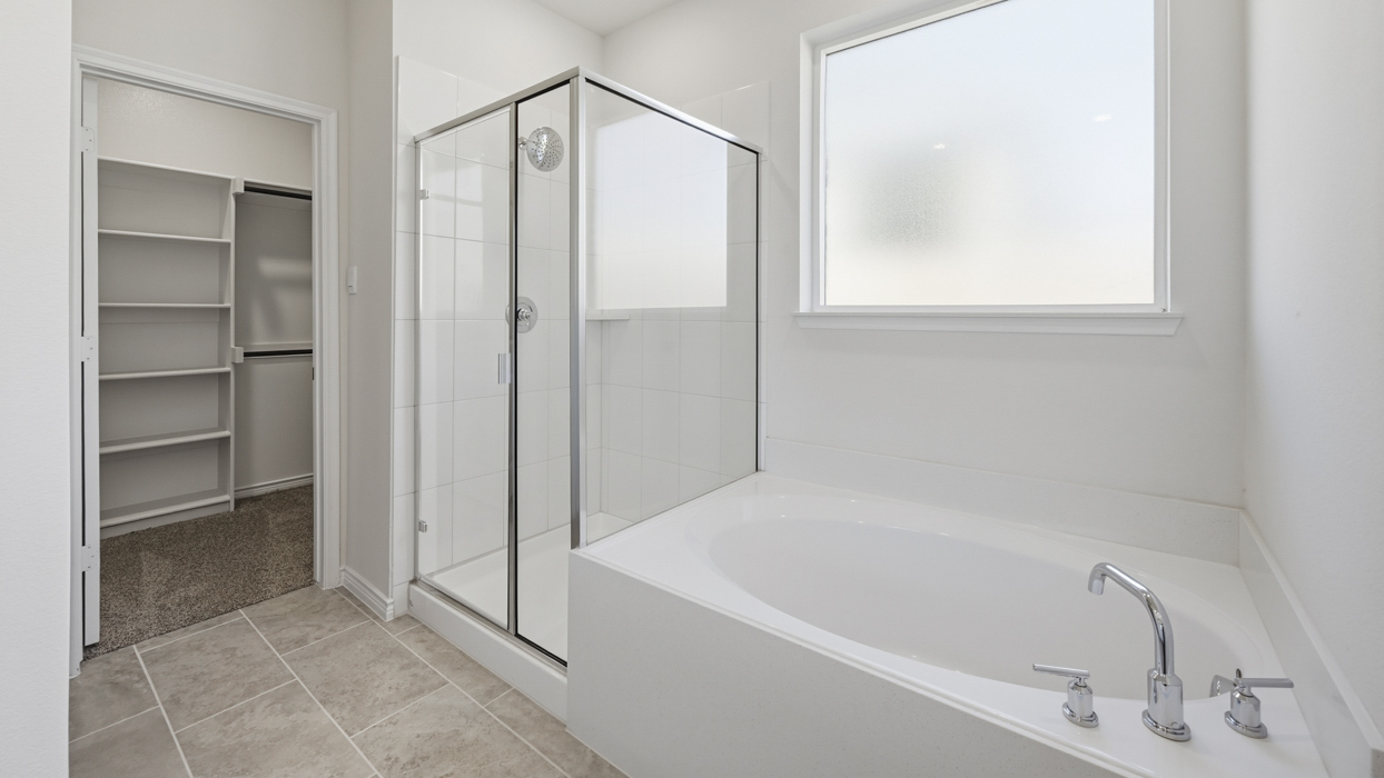 1829 Brookview Floorplan bathroom gallery image at Morning Ridge in Princeton TX