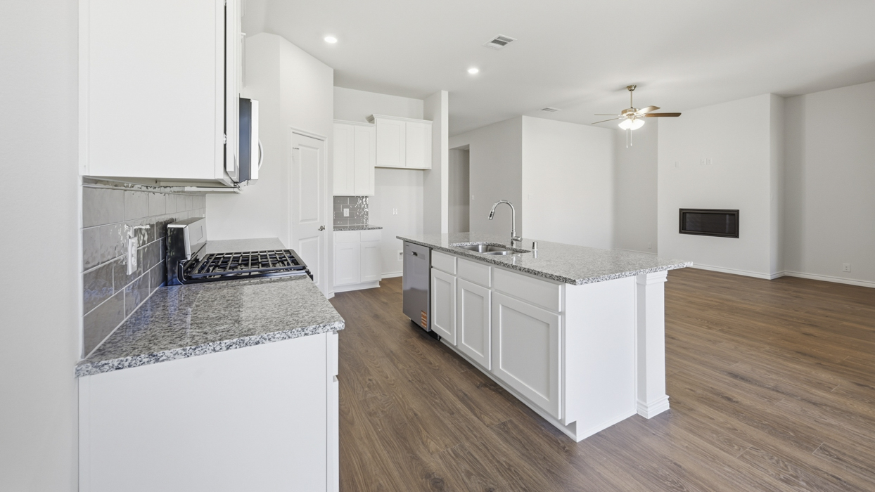 1829 Brookview Floorplan kitchen gallery image at Morning Ridge in Princeton TX