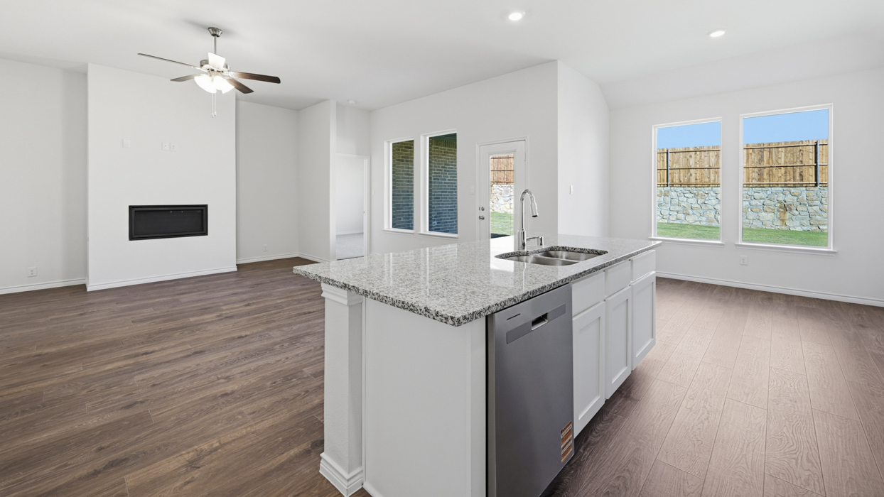 1829 Brookview Floorplan kitchen gallery image at Morning Ridge in Princeton TX
