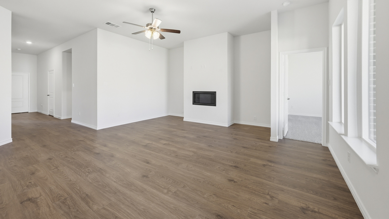 1829 Brookview Floorplan living room gallery image at Morning Ridge in Princeton TX