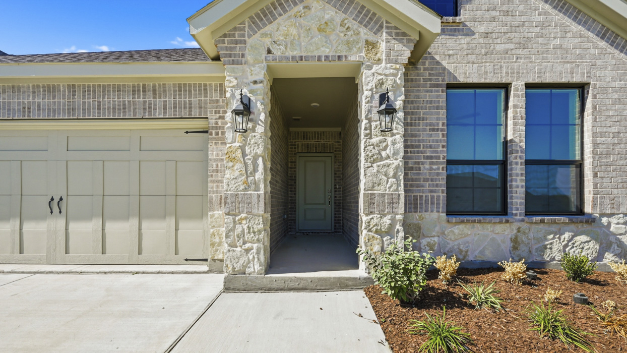 Brookview Floorplan Elevation w Exterior Gallery Image - Morning Ridge in Princeton, TX