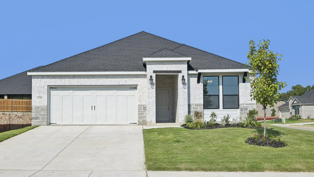 1829 BrookView Floorplan Elevation Y Rendering-Morning Ridge in Princeton, TX