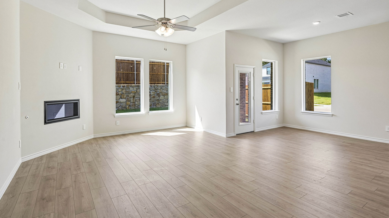 Avery Floorplan Elevation B Living Gallery Image - Morning Ridge in Princeton, TX