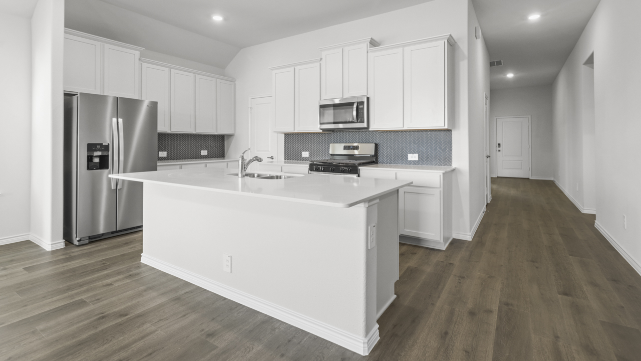 Aspen Floorplan Elevation W Kitchen Gallery Image - Morning Ridge in Princeton, TX