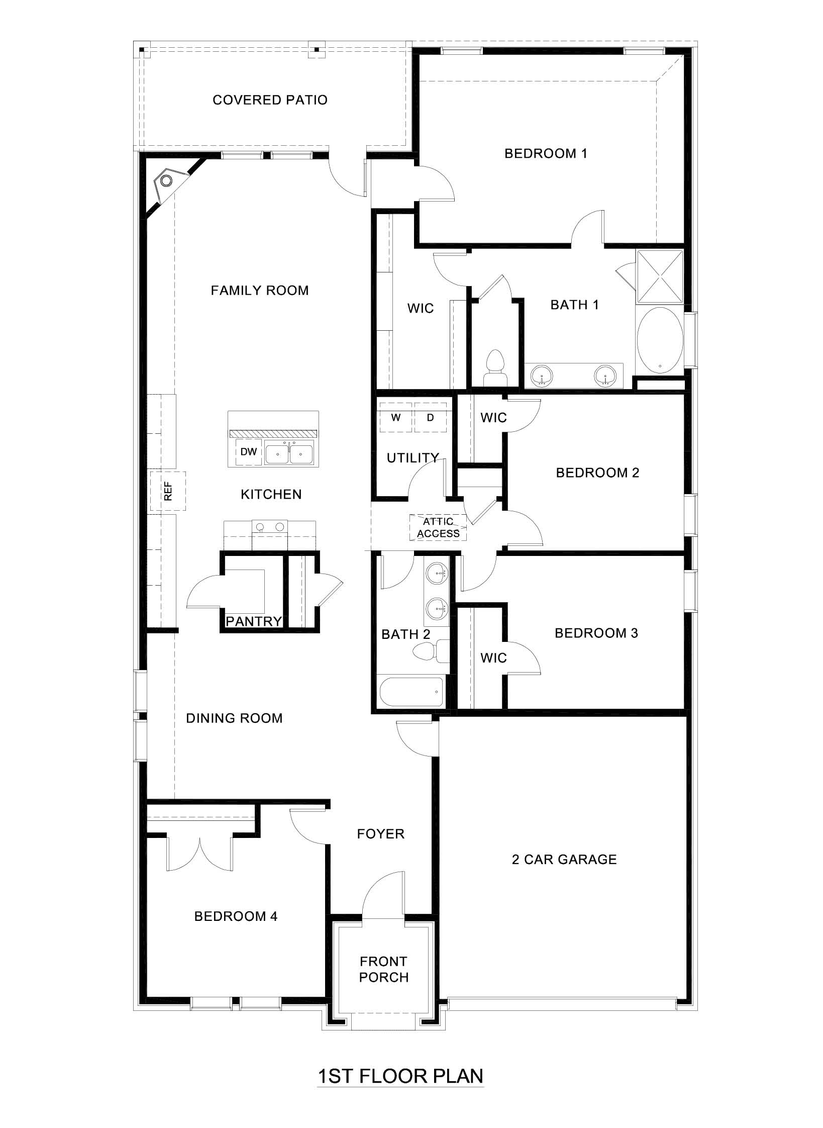 2141 Hamilton Floorplan Rendering