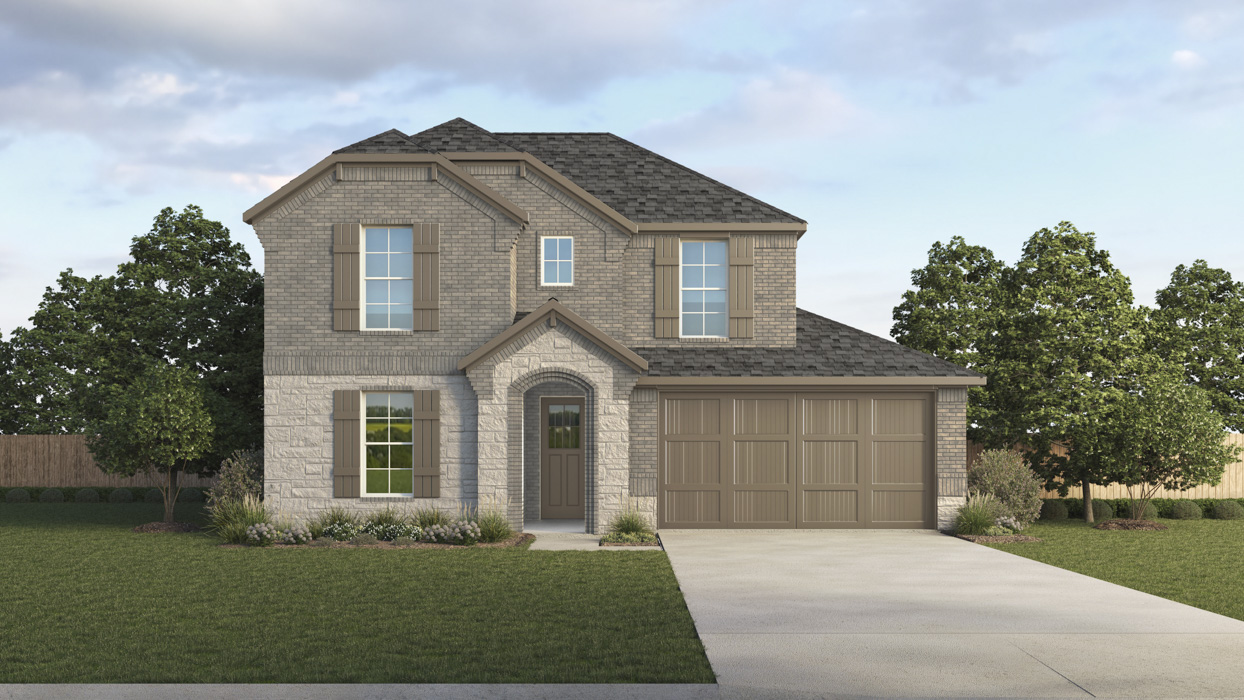 2329 Galena Elevation W Rendering -Morning Ridge in Princeton, TX