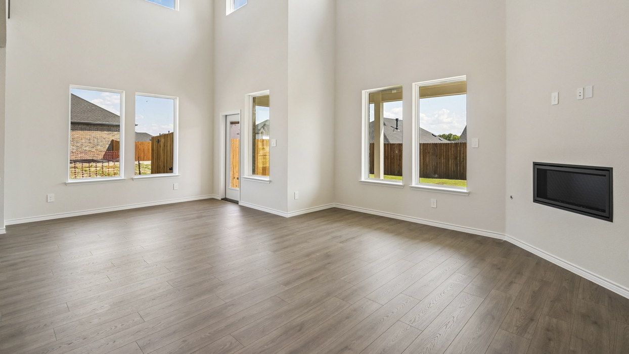 Rosebud Floorplan Elevation Living gallery Image - Morning Ridge in Princeton, TX