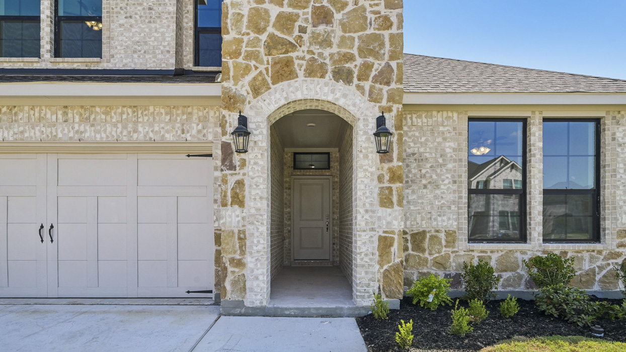 Rosebud floorplan elevation F Gallery Image-Monring RIdge in princeton, Tx