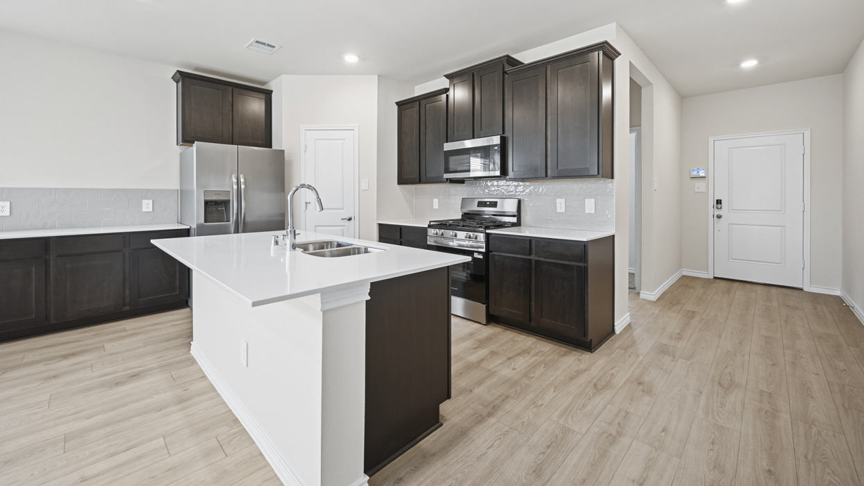 Oakridge Floorplan Elevation Y Kitchen Gallery Image - Morning Ridge in Princeton, TX