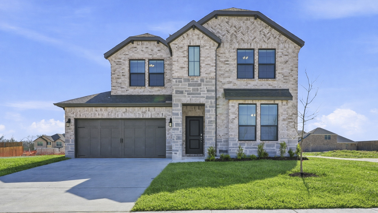 Oakridge Floorplan Elevation W Exterior Gallery Image - Morning Ridge in Princeton, TX