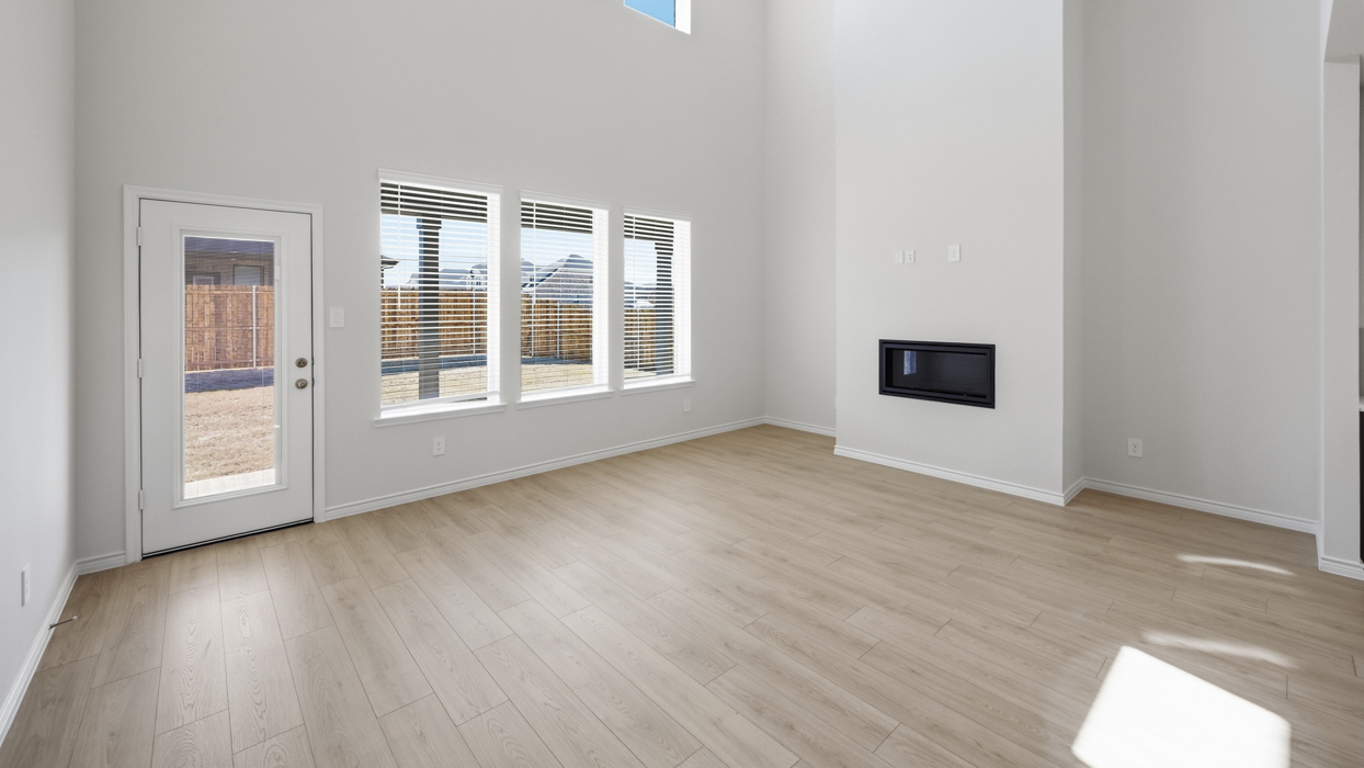 Oakridge Floorplan Elevation W Living Gallery Image - Morning Ridge in Princeton, TX