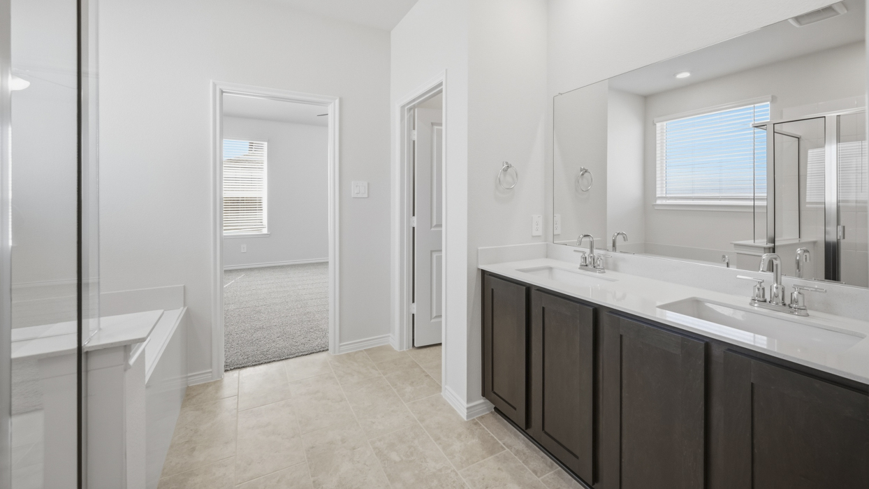 Oakridge Floorplan Elevation W Bathroom Gallery Image - Morning Ridge in Princeton, TX